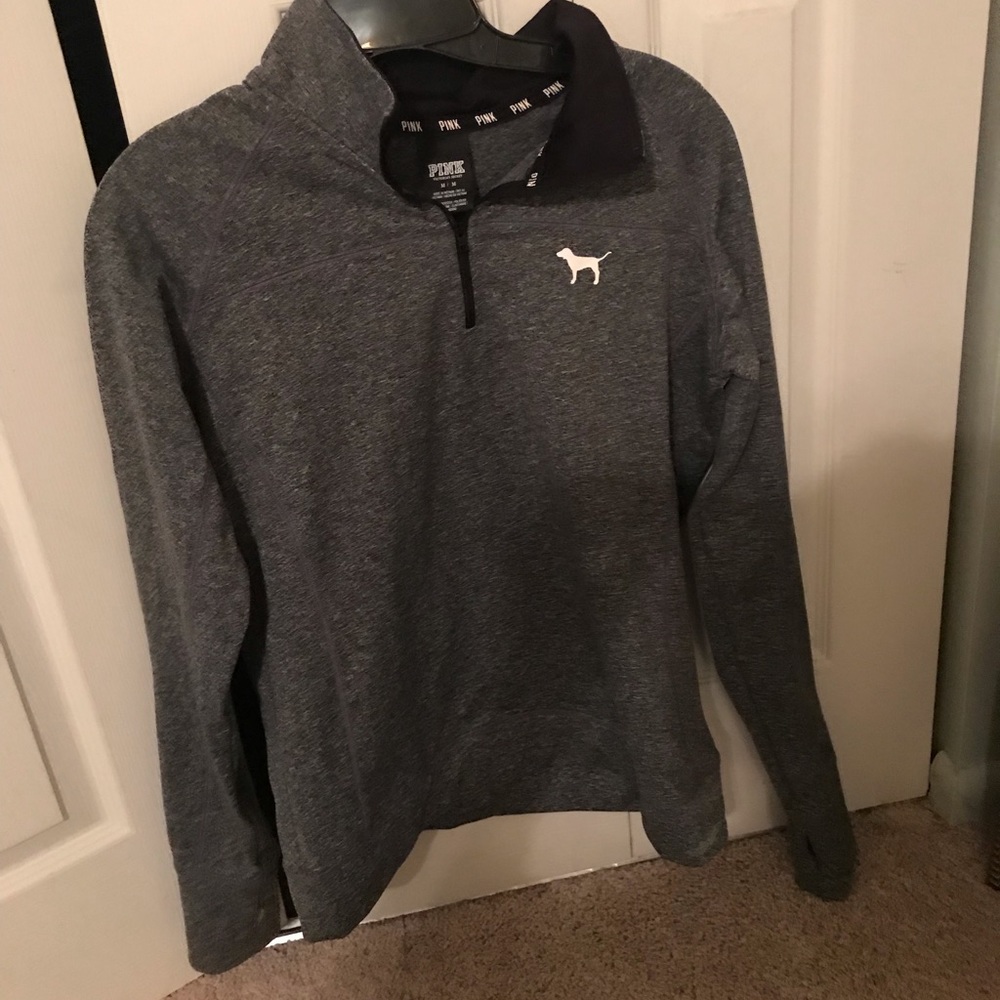 PINK Seamless Quarter Zip